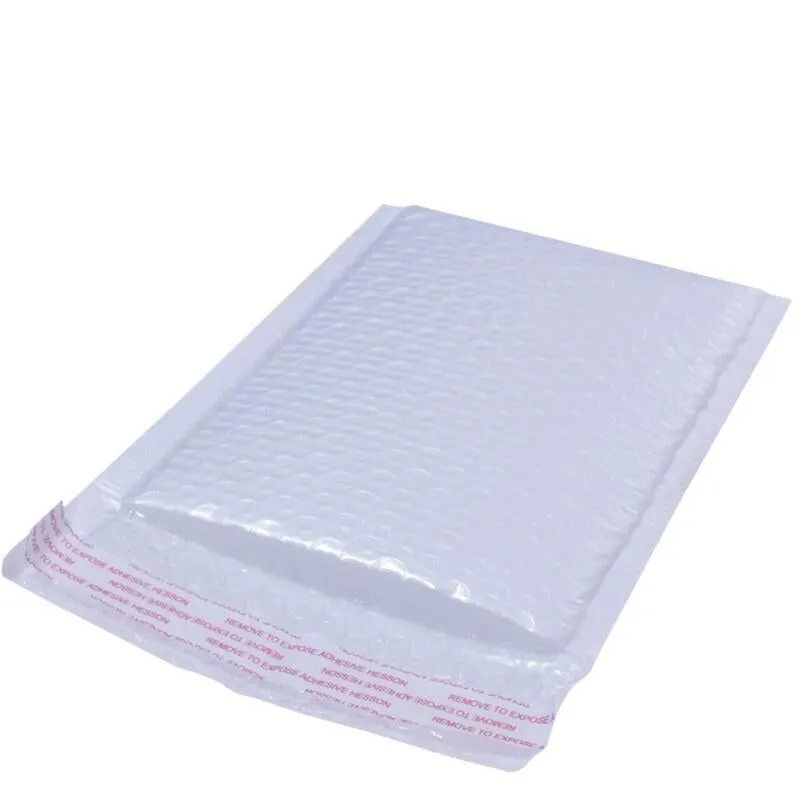 100 Pieces White Matte Film Bubble Bag Pearl Film Envelope Express Bag Waterproof Bag Envelope Bag 29 * 36   4cm