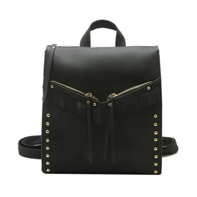 2017 new fashion women backpack leather designer Ladies Backpack Travel Shoulder Bag Rucksack #5M