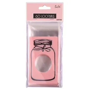 60 Pack Pink Loot Bags