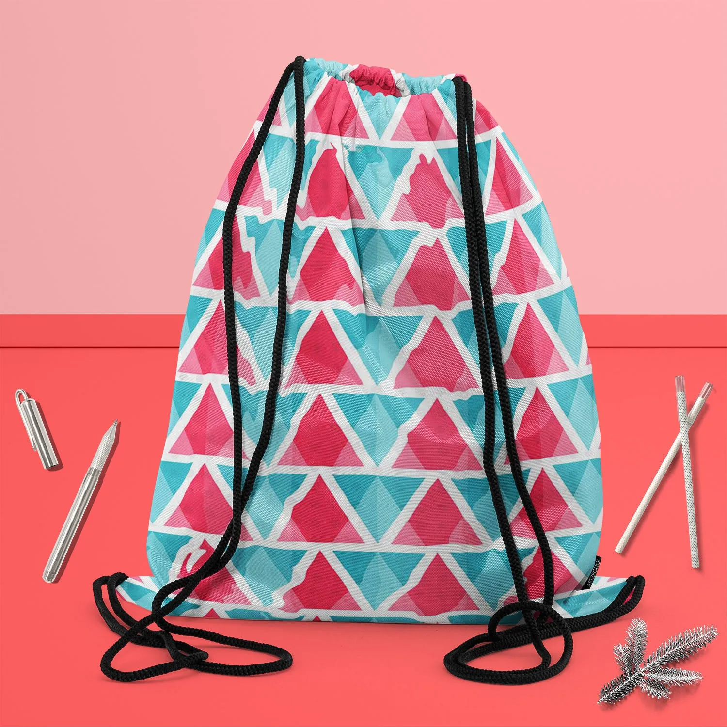 Abstract Triangles D1 Backpack for Students | College & Travel Bag