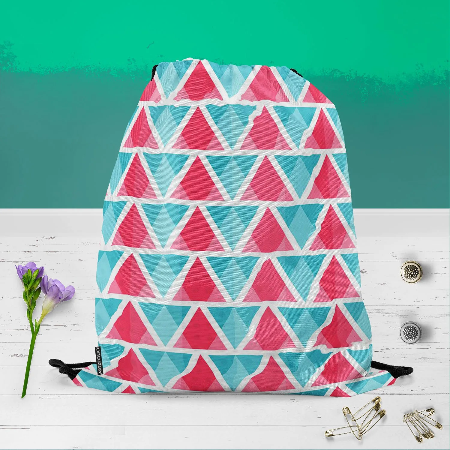 Abstract Triangles D1 Backpack for Students | College & Travel Bag