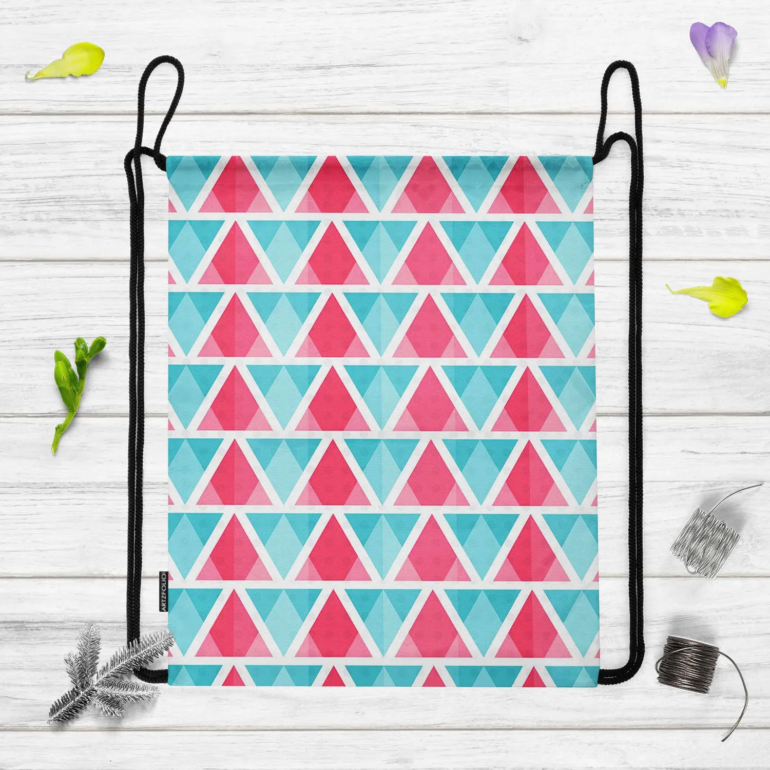Abstract Triangles D1 Backpack for Students | College & Travel Bag