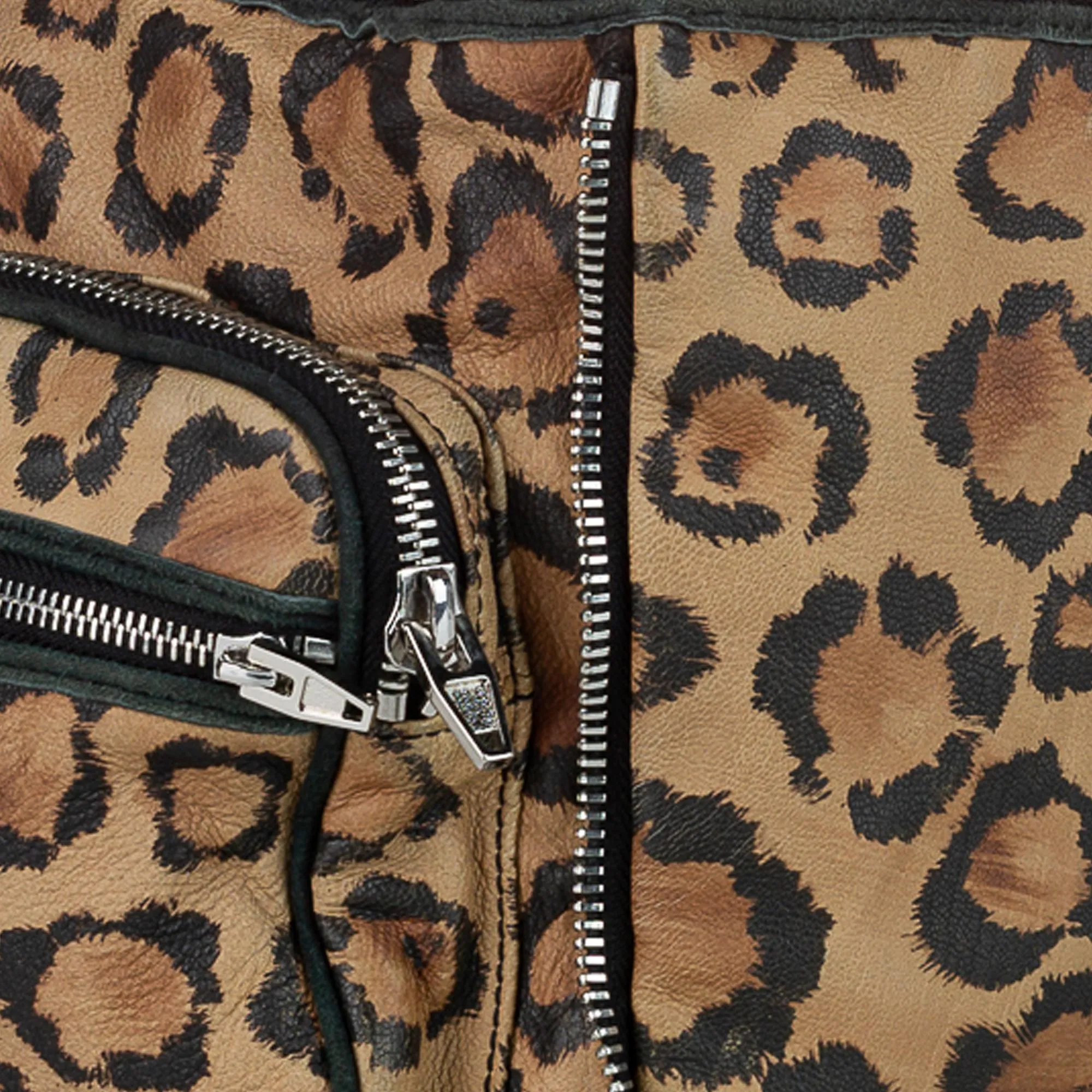 Alexander Wang Leopard Print Leather Shoulder Bag (SHG-24251)