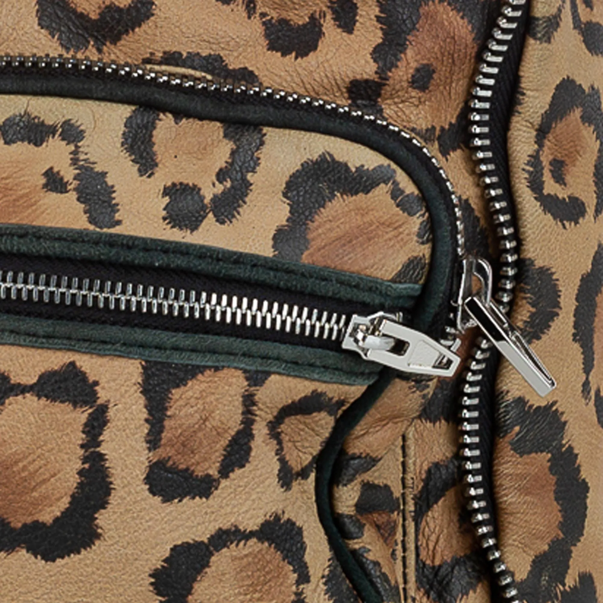 Alexander Wang Leopard Print Leather Shoulder Bag (SHG-24251)