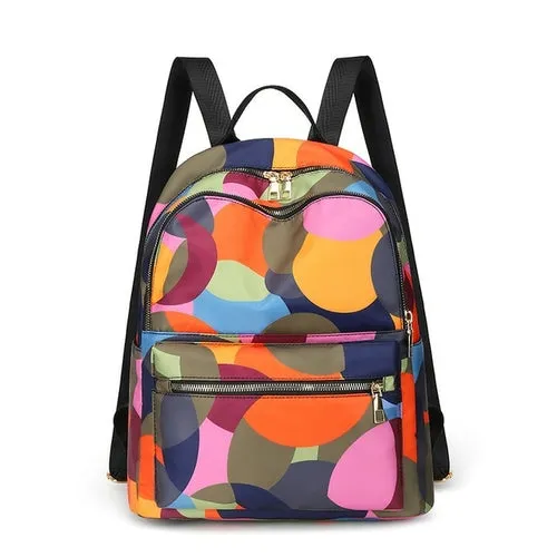 Animal Prints Oxford Backpacks for Women Large Capacity Back Pack