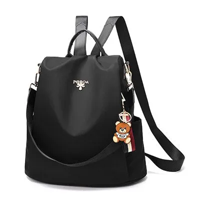 Anti-theft Oxford cloth canvas small backpack