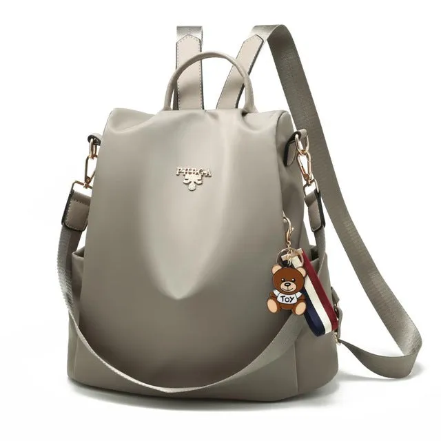 Anti-theft Oxford cloth canvas small backpack