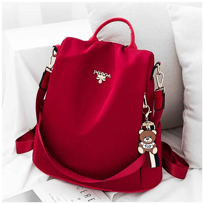 Anti-theft Oxford cloth canvas small backpack