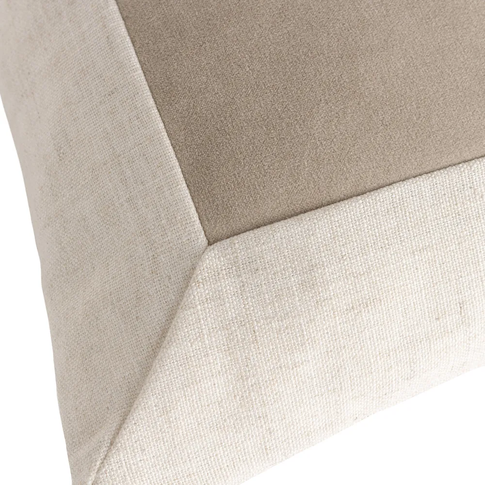 Auden Linen Velvet Cushion Doe