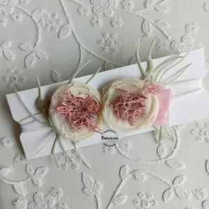 Babymoon Baby Designer Floral Headband - Pink