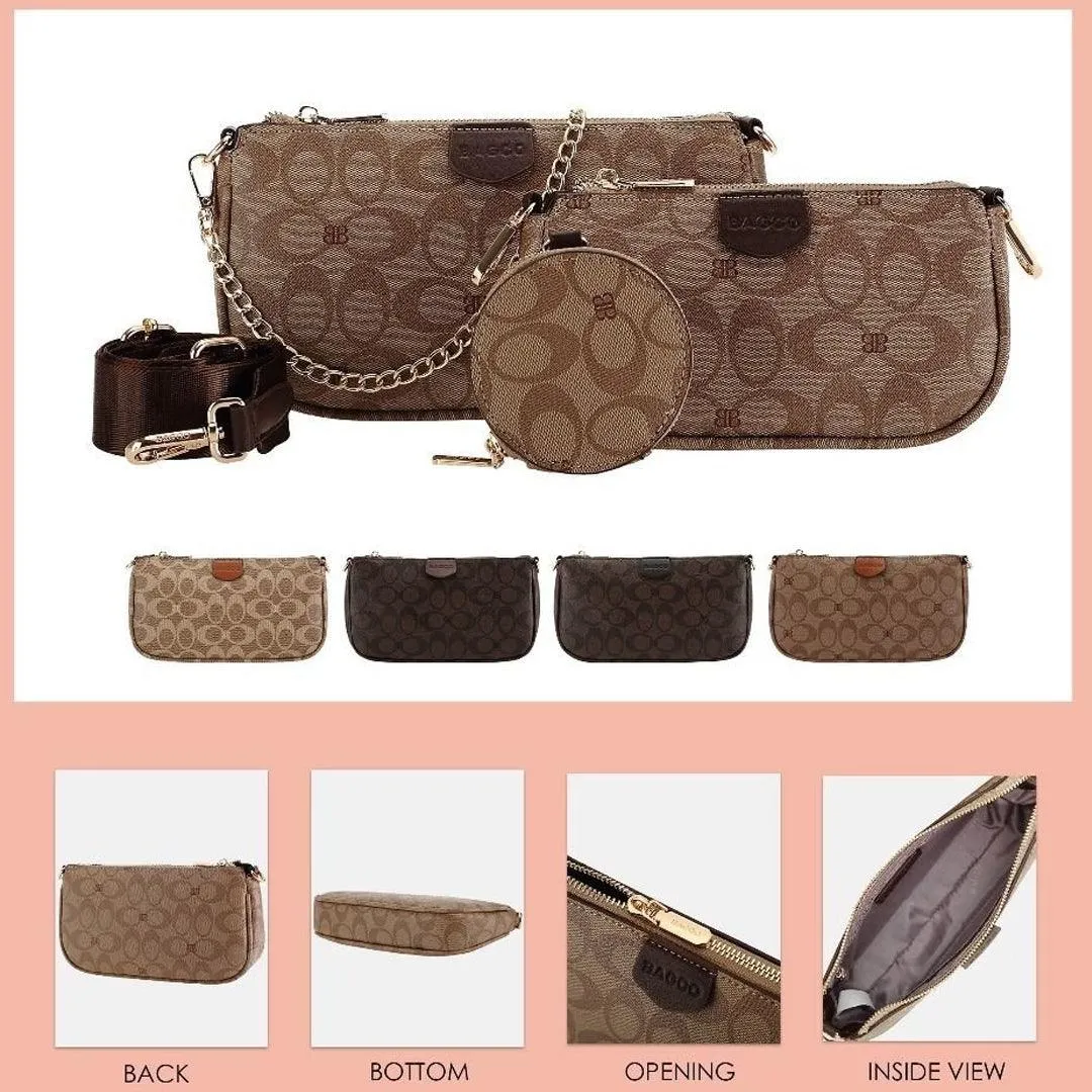 BAGCO Fashion Crossbody Bag 3 Pcs Combo - GN012304001