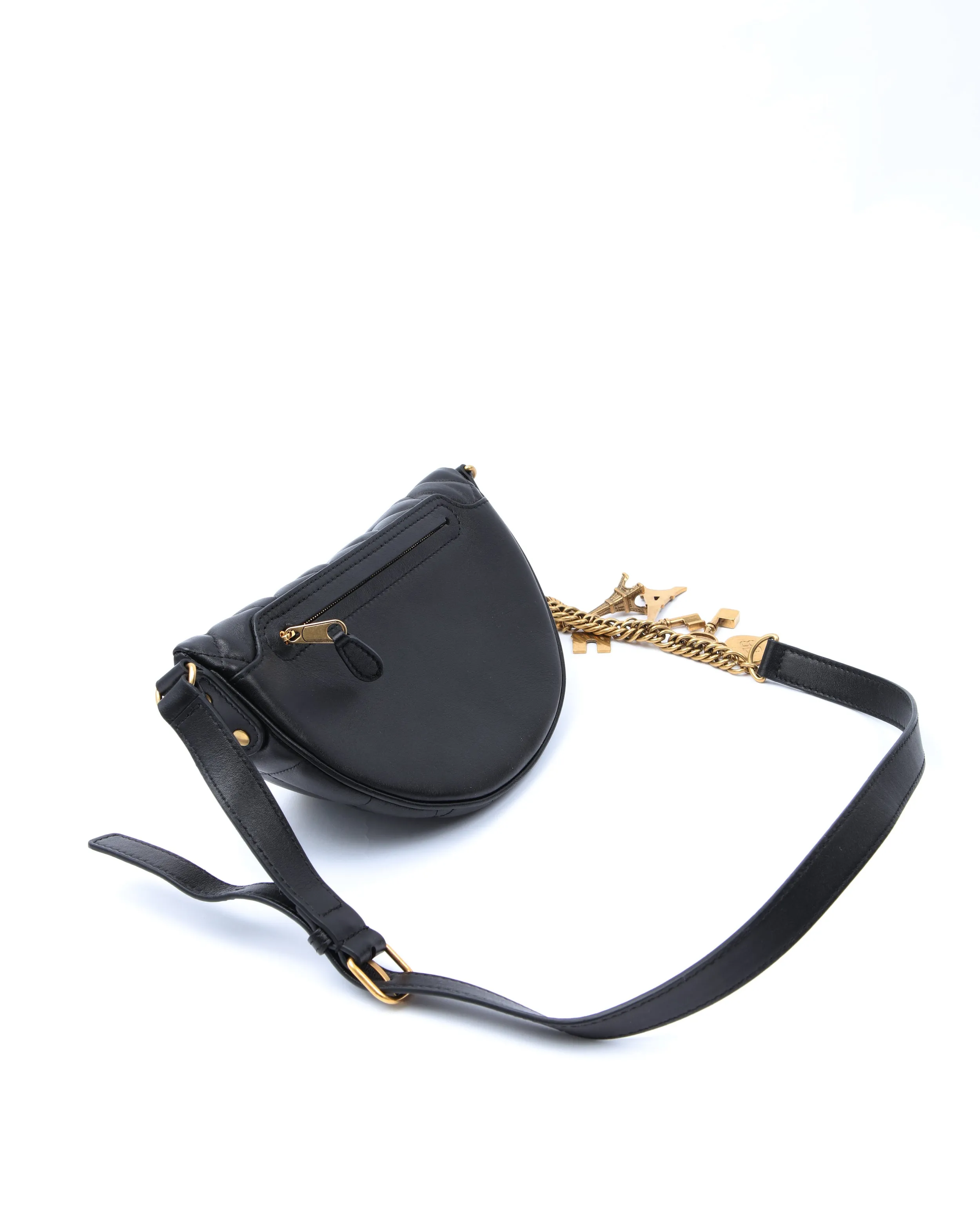Balenciaga Black Quilted Souvenir XS Bum Bag