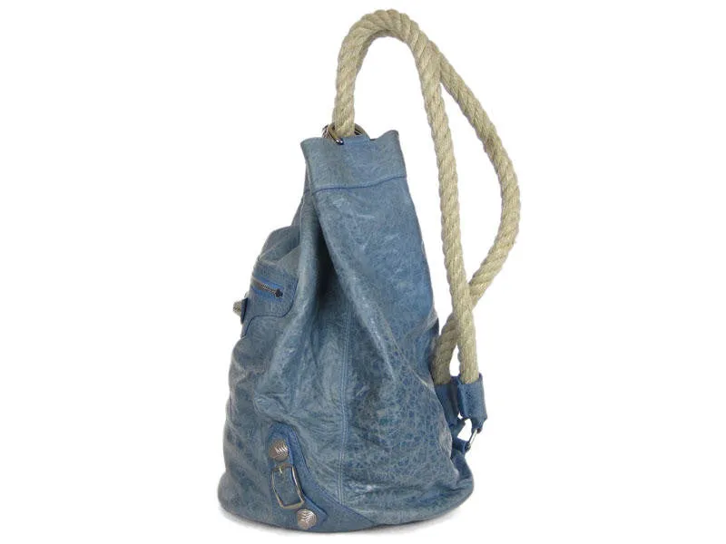 Balenciaga Sky Blue GSH Boxing Bag