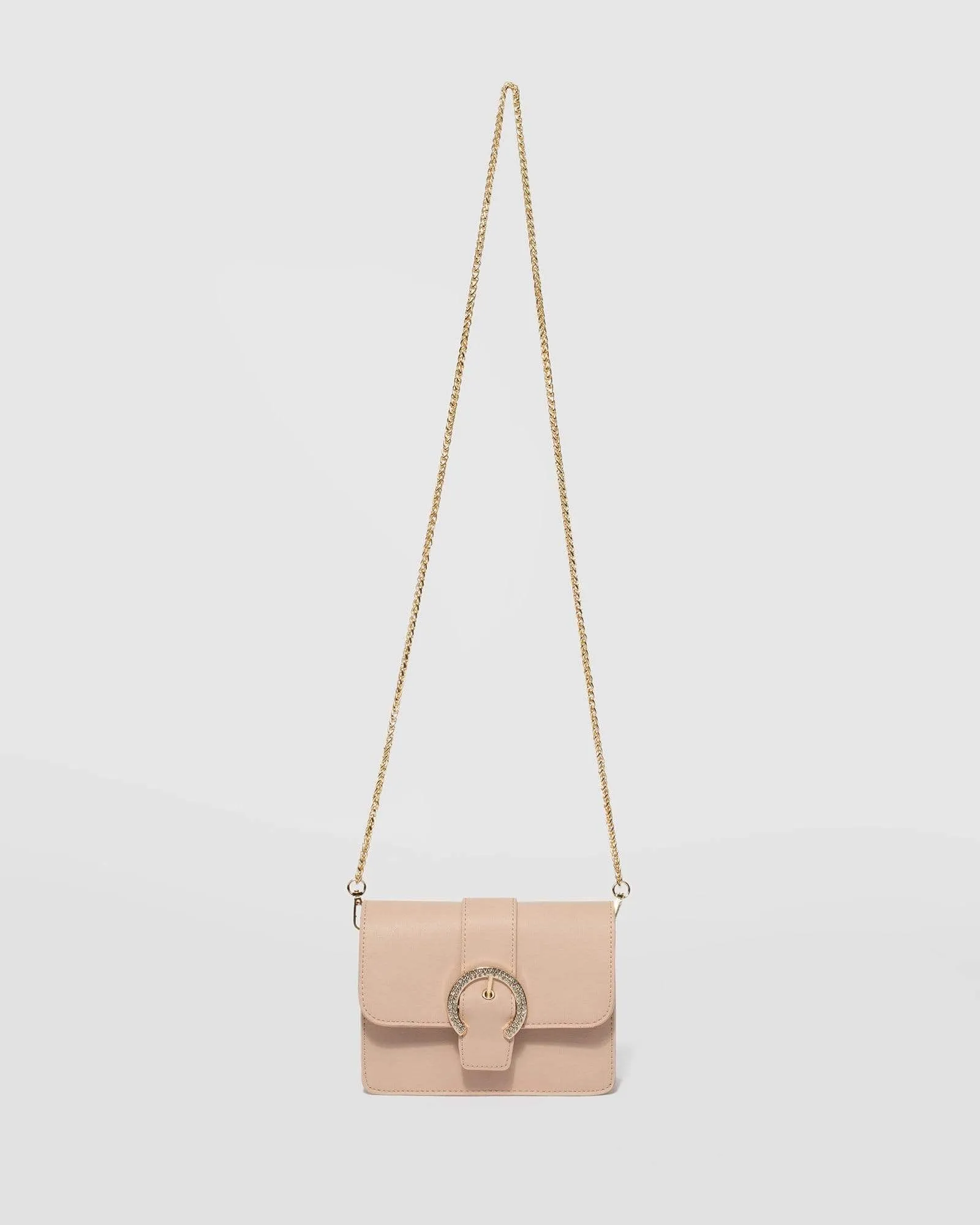 Beige Martha Buckle Bag