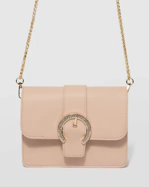 Beige Martha Buckle Bag
