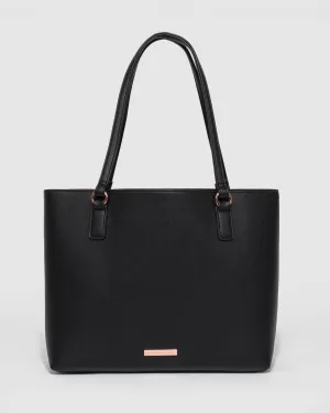 Black Angelina Tote Bag