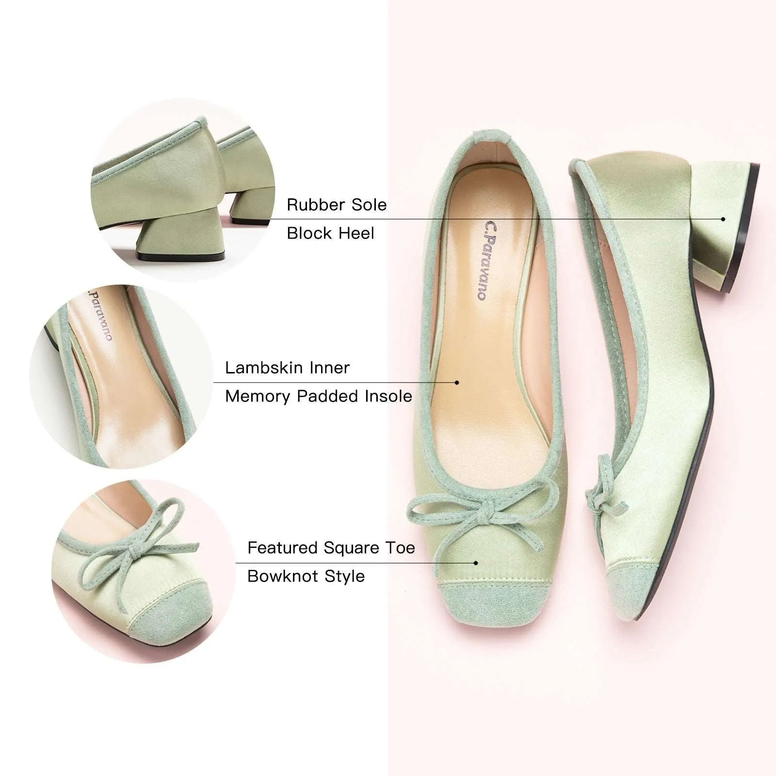 Bowknot Ballet Low Heels