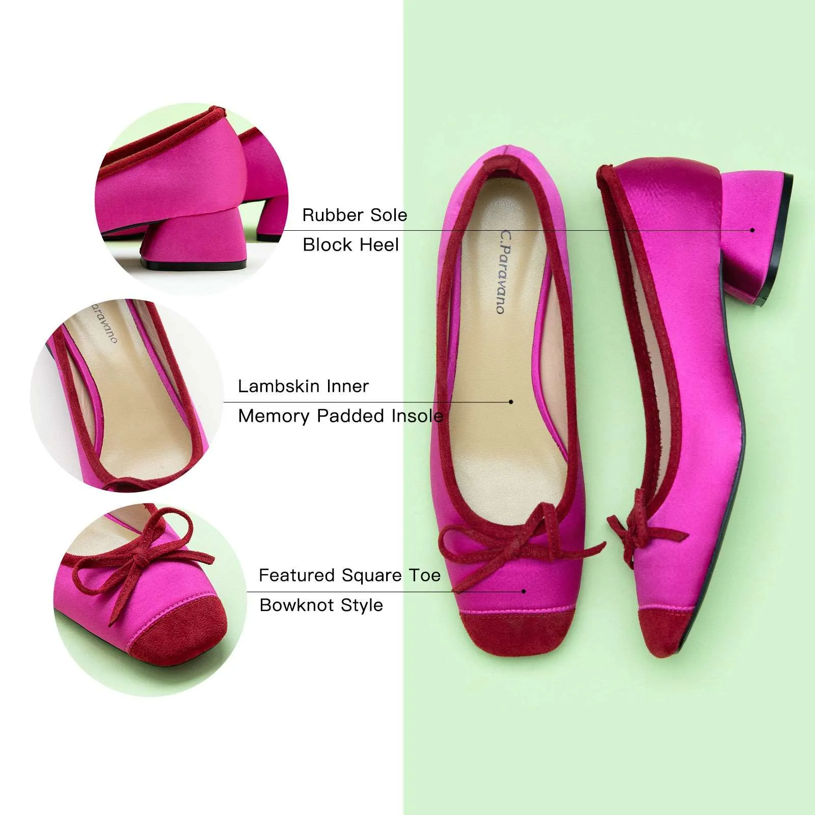 Bowknot Ballet Low Heels