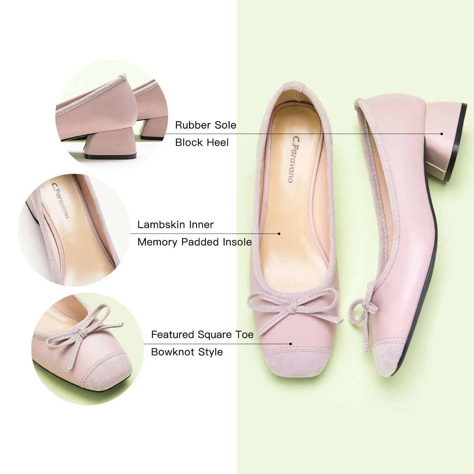 Bowknot Ballet Low Heels