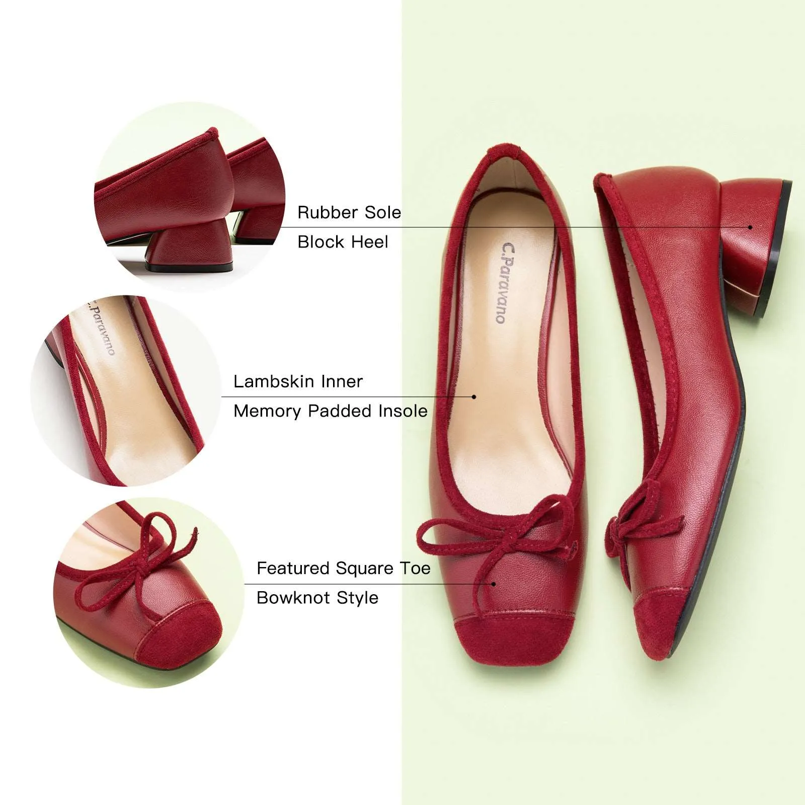 Bowknot Ballet Low Heels