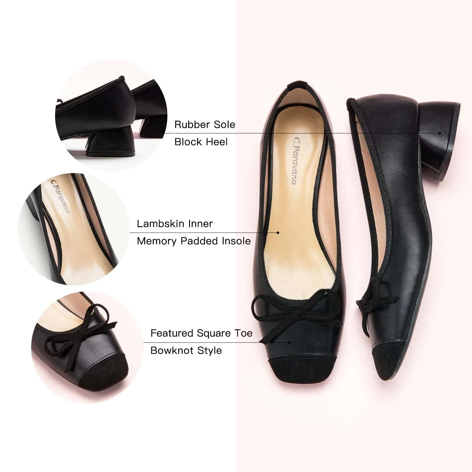 Bowknot Ballet Low Heels