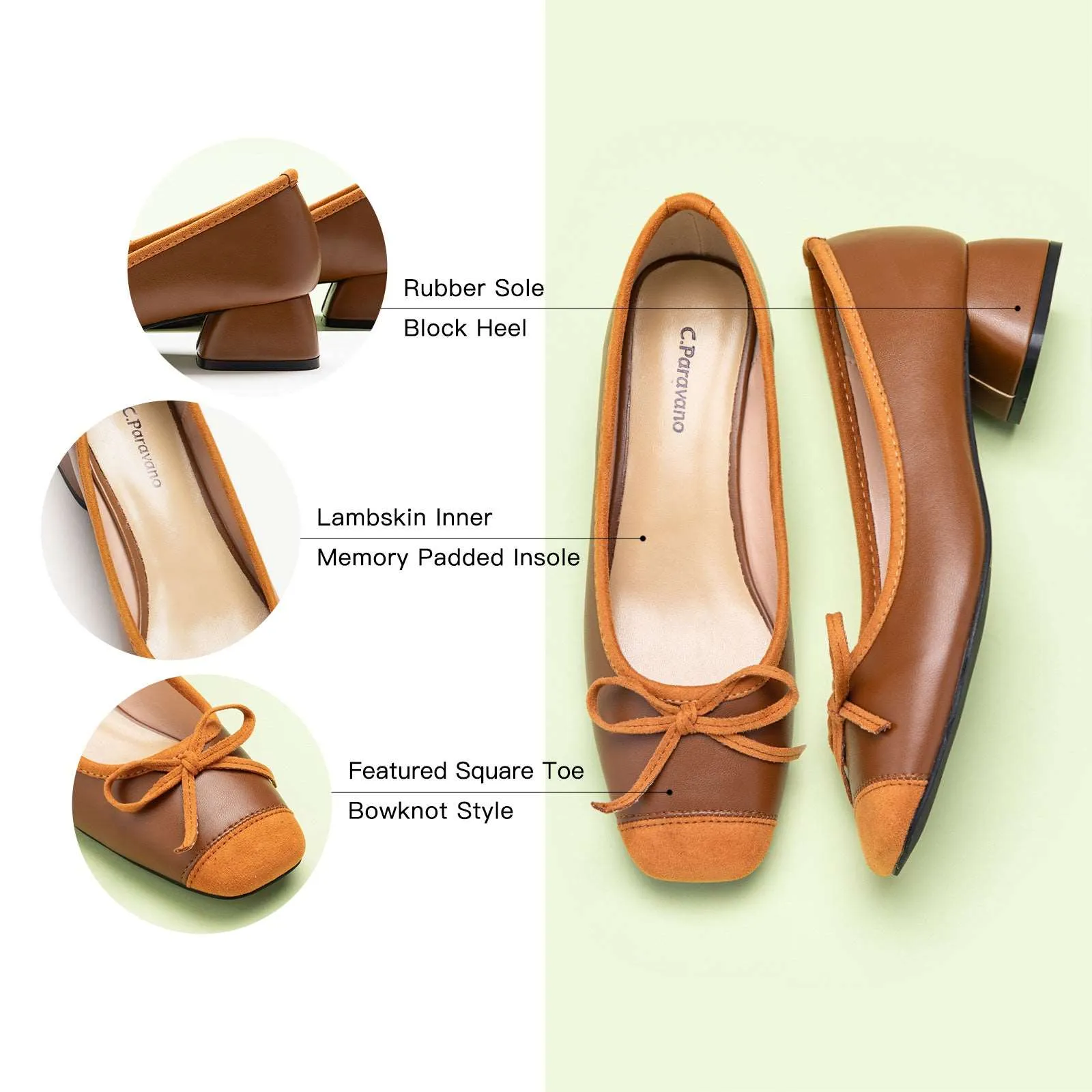 Bowknot Ballet Low Heels