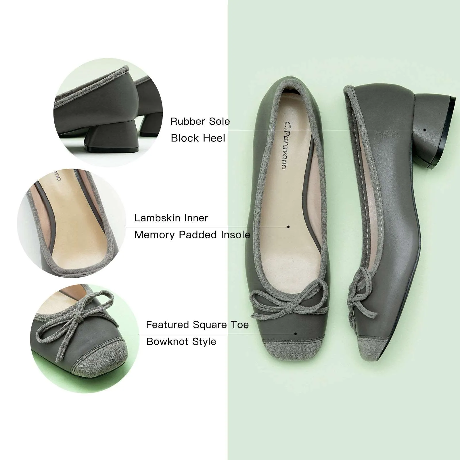 Bowknot Ballet Low Heels