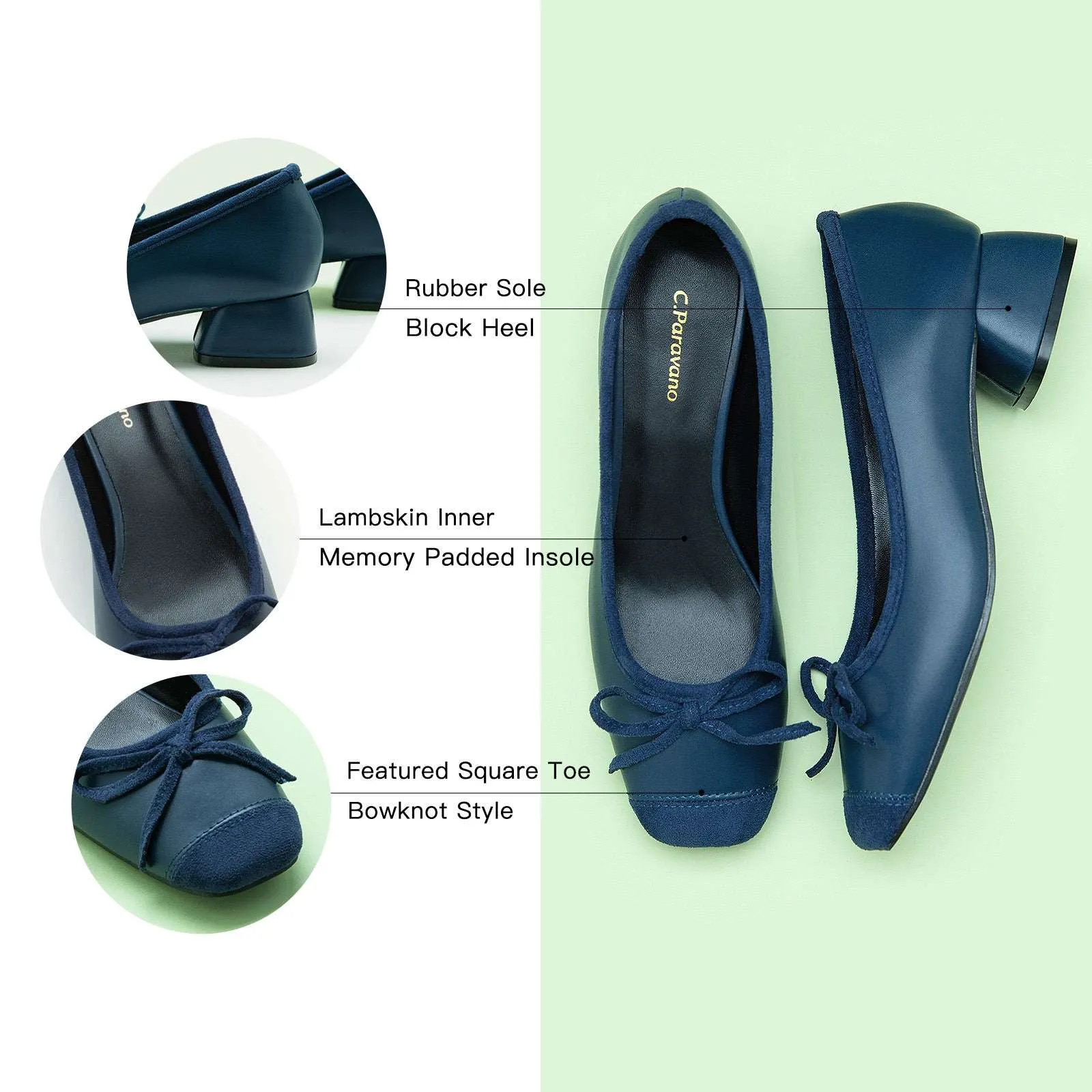 Bowknot Ballet Low Heels