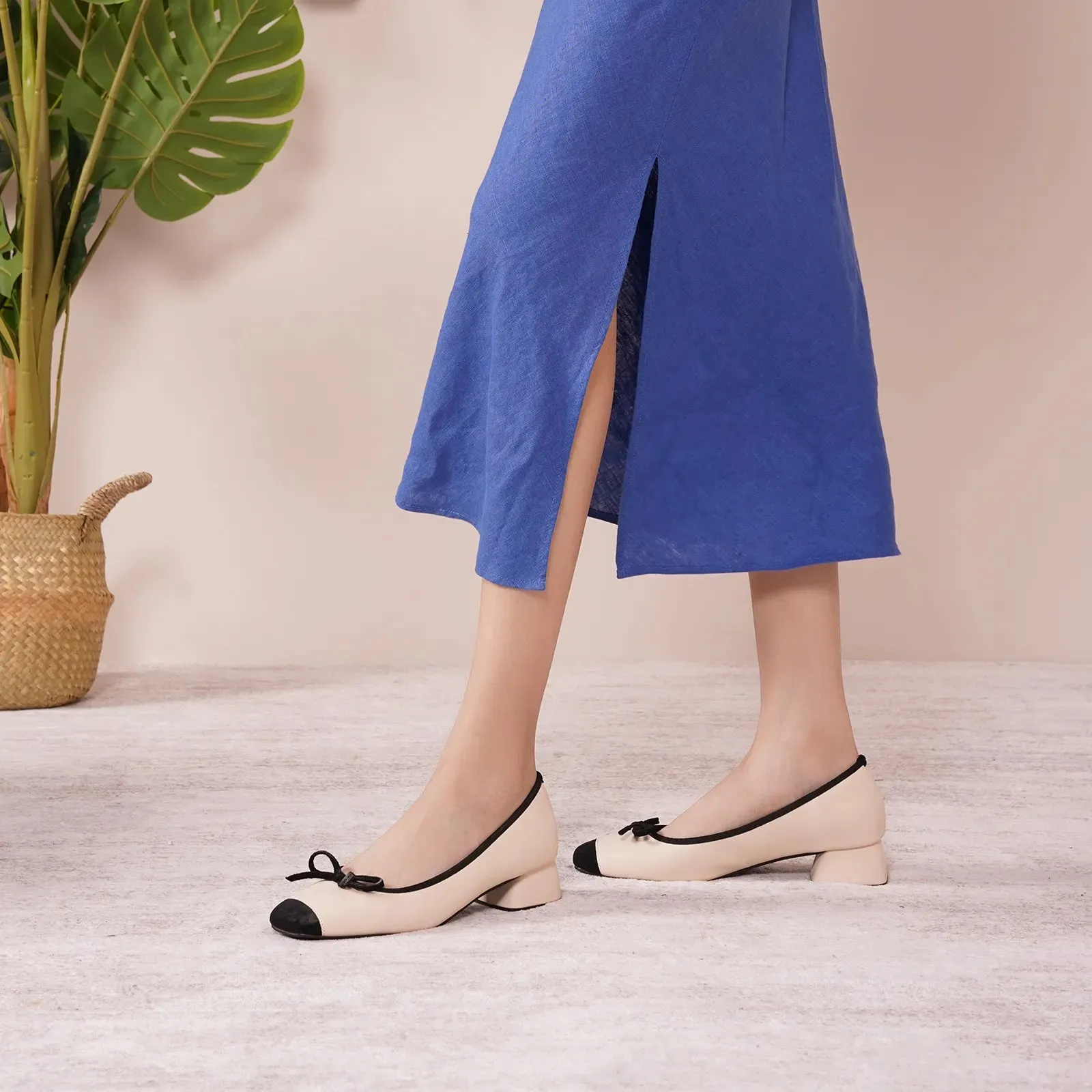 Bowknot Ballet Low Heels