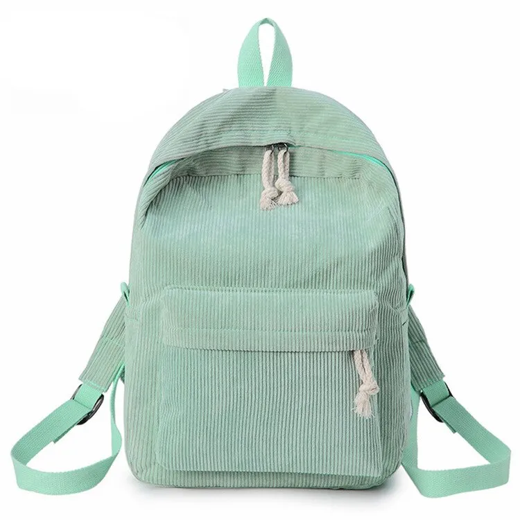 Christmas Gift Herald Fashion Preppy Fabric Backpack Female Velvet Design Collage School Backpack For Teenage Girl Striped Backpack Women
