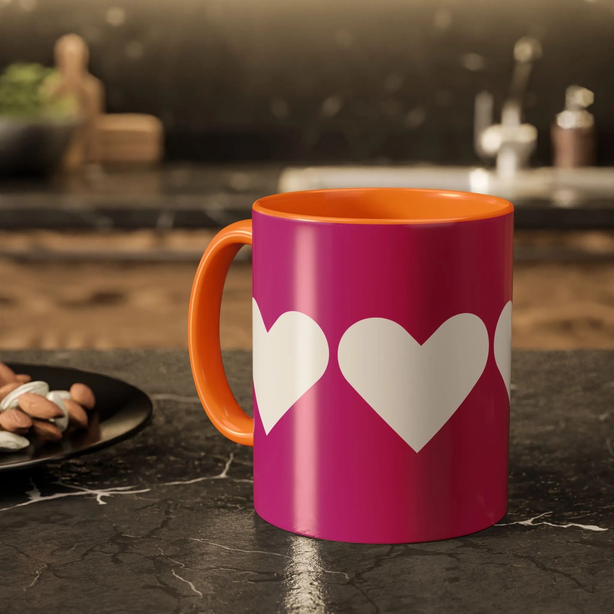 Colorful Heart Mugs (11oz, 15oz)