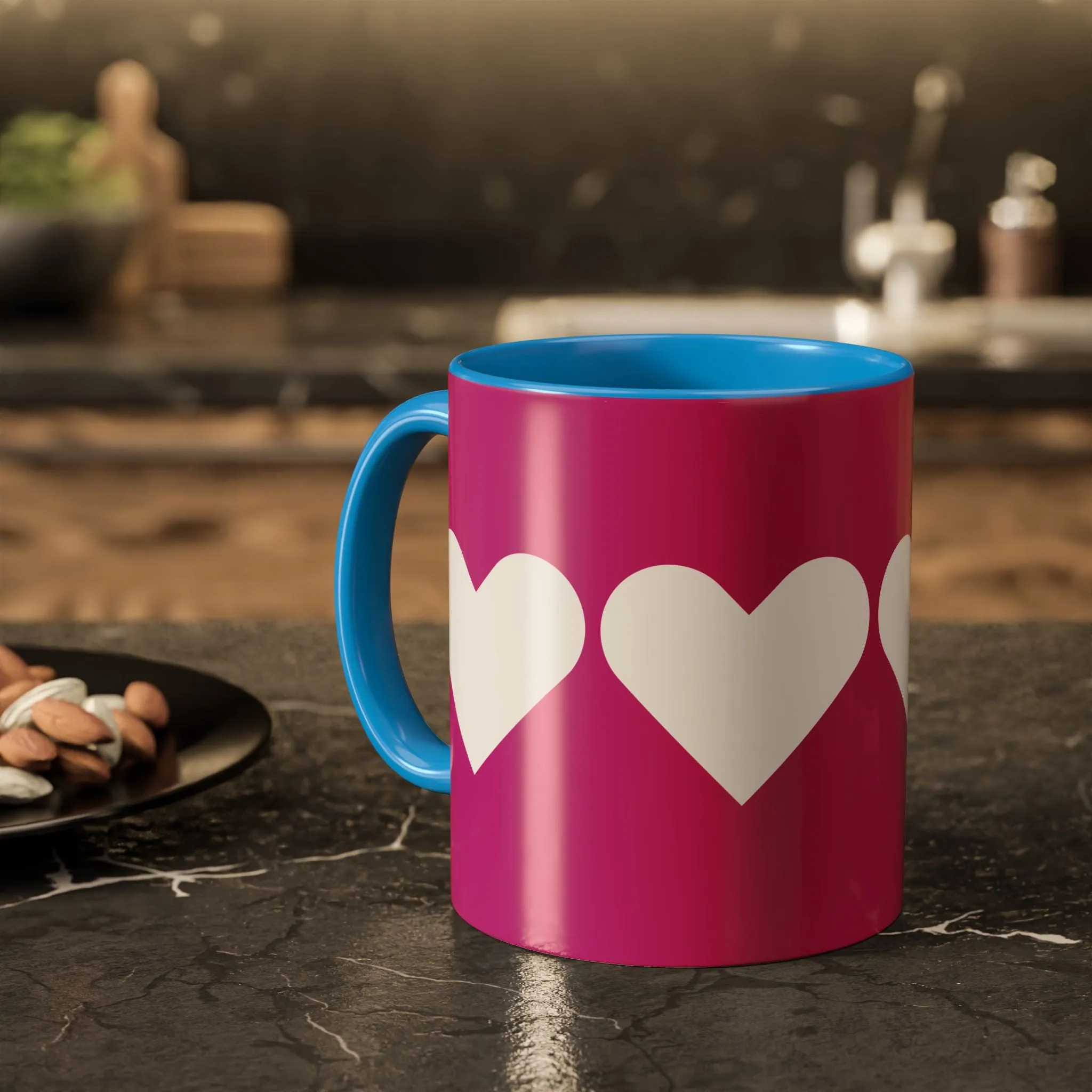 Colorful Heart Mugs (11oz, 15oz)