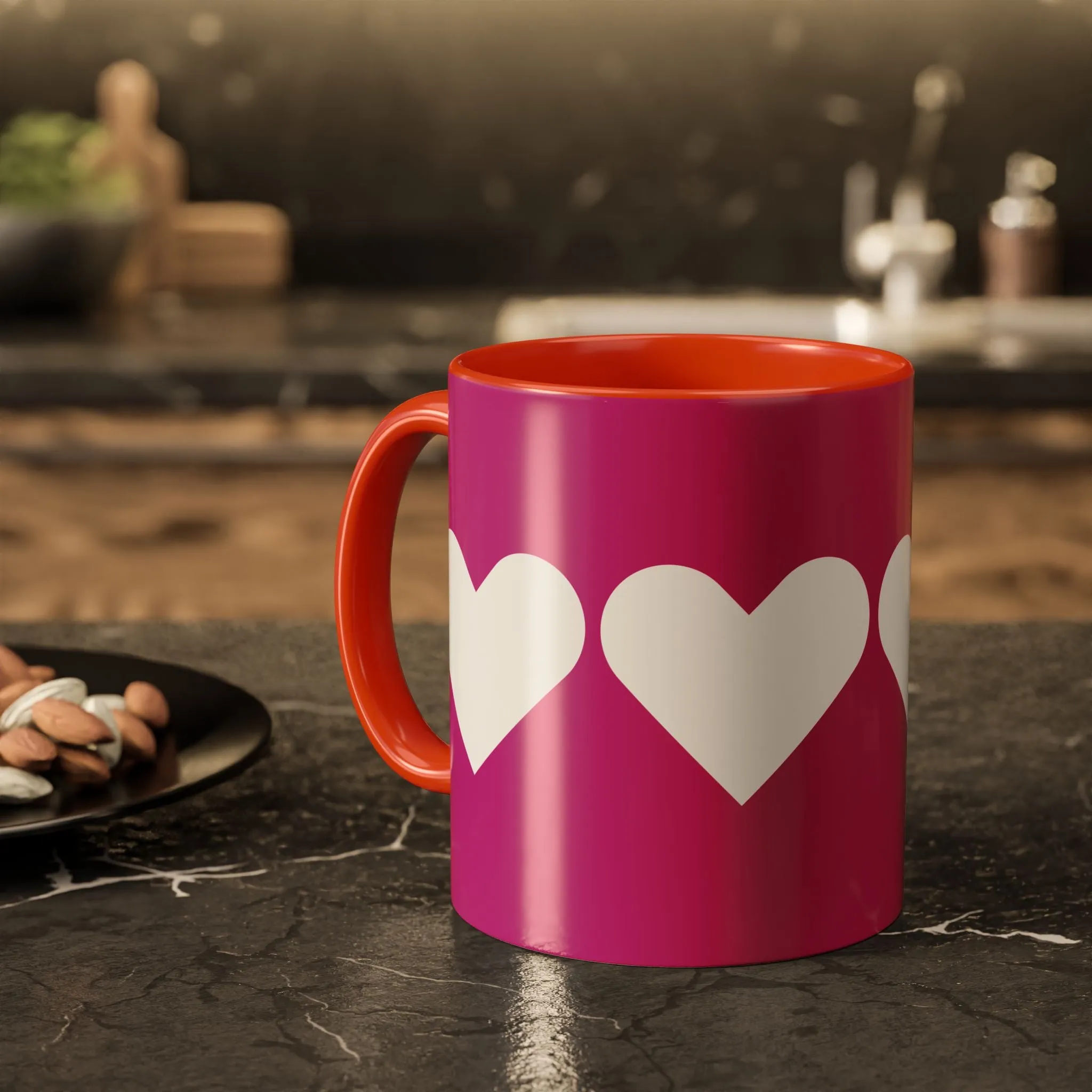 Colorful Heart Mugs (11oz, 15oz)