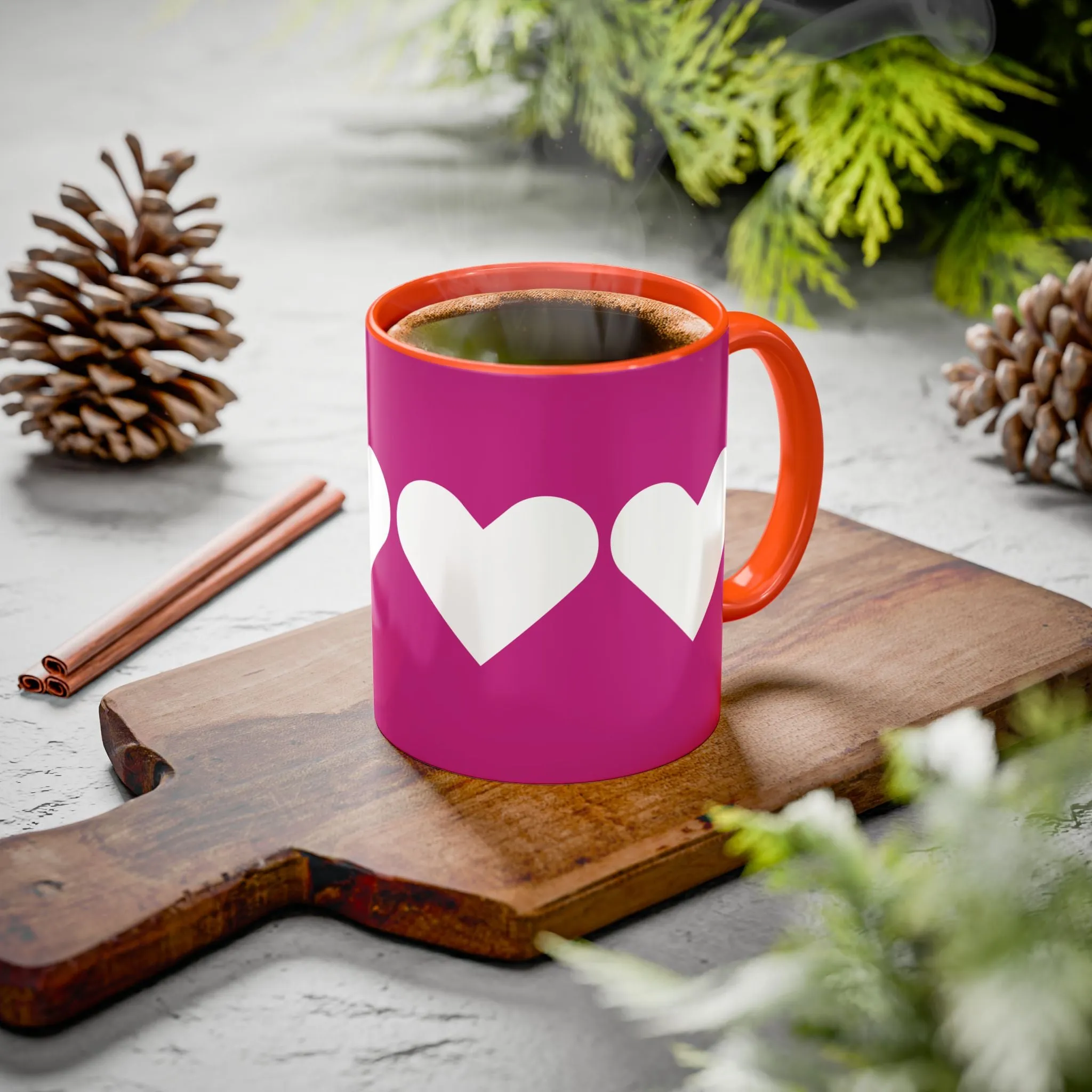 Colorful Heart Mugs (11oz, 15oz)
