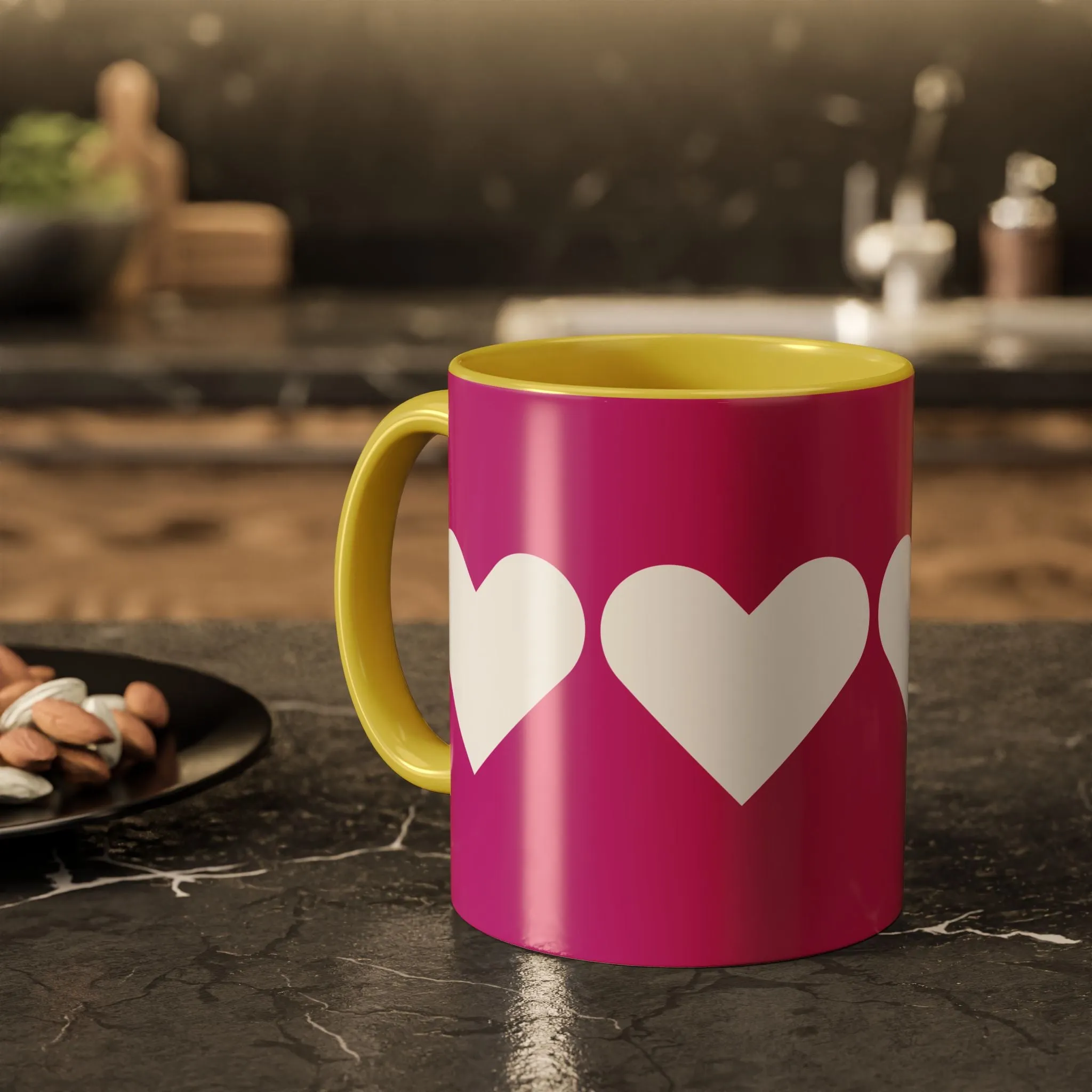 Colorful Heart Mugs (11oz, 15oz)