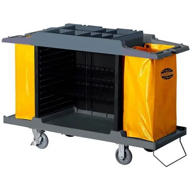 Compass Compact Open Front Housekeeping Trolley