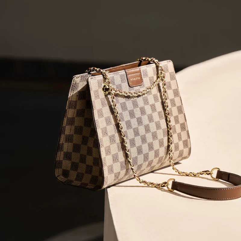 Corporate Large Capacity Monogram Shoulder Bag