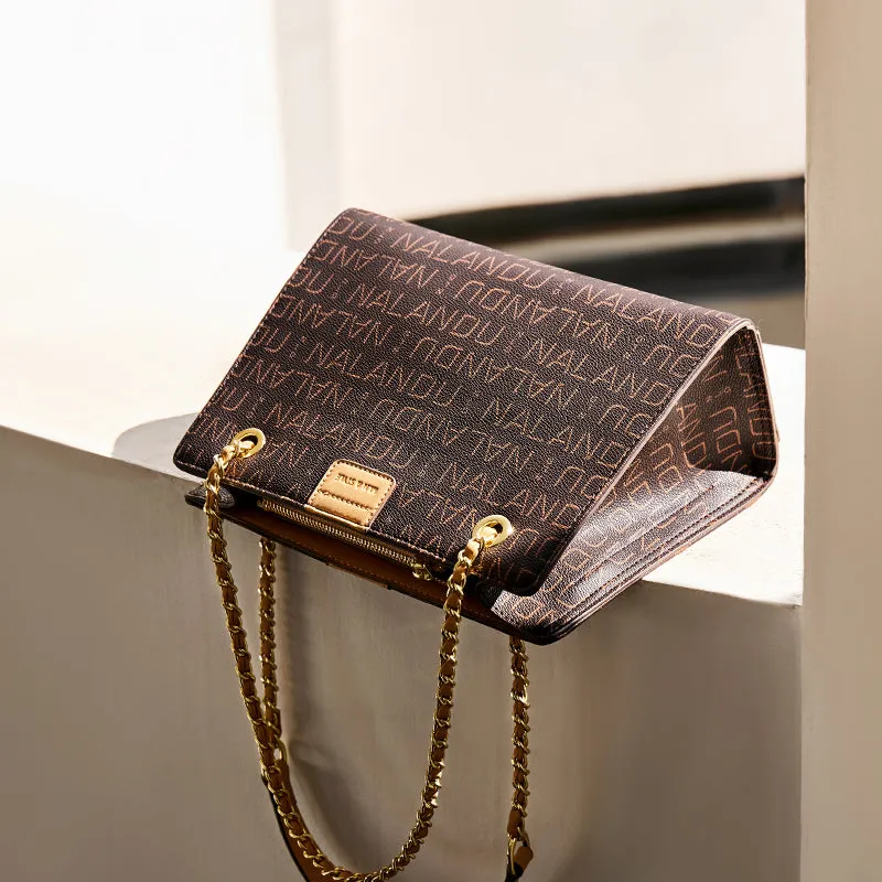 Corporate Large Capacity Monogram Shoulder Bag