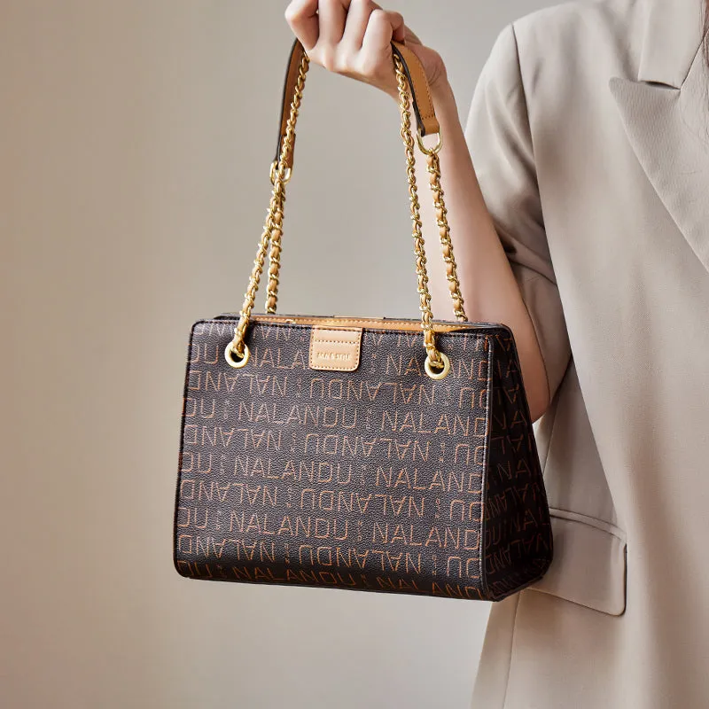 Corporate Large Capacity Monogram Shoulder Bag