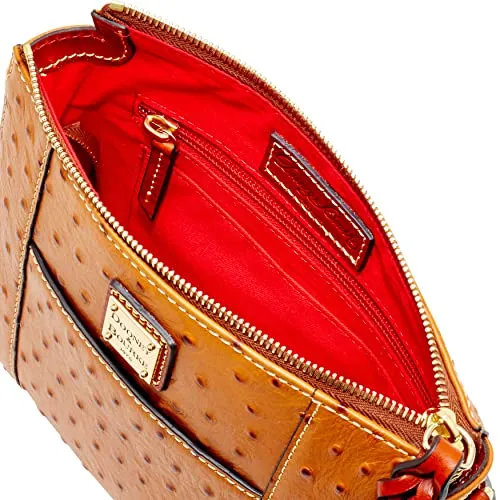 Dooney & Bourke Ostrich Lexington Crossbody Shoulder Bag