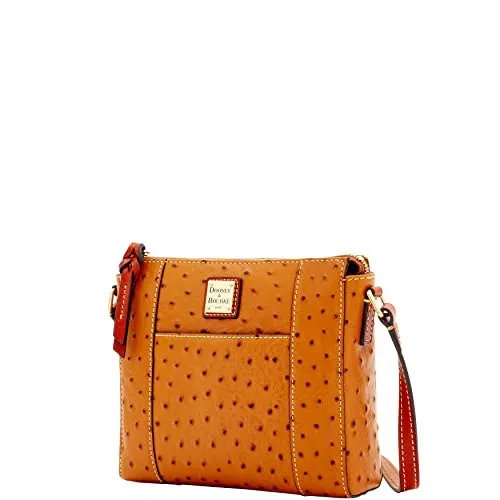Dooney & Bourke Ostrich Lexington Crossbody Shoulder Bag
