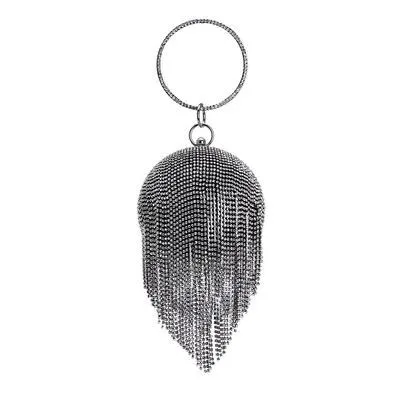 Elegant Rhinestone Bejeweled Clutch and Hand Bags