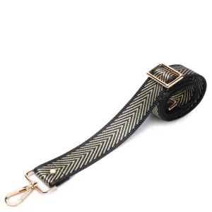 Elie Beaumont Bag Strap - Chevron Gold