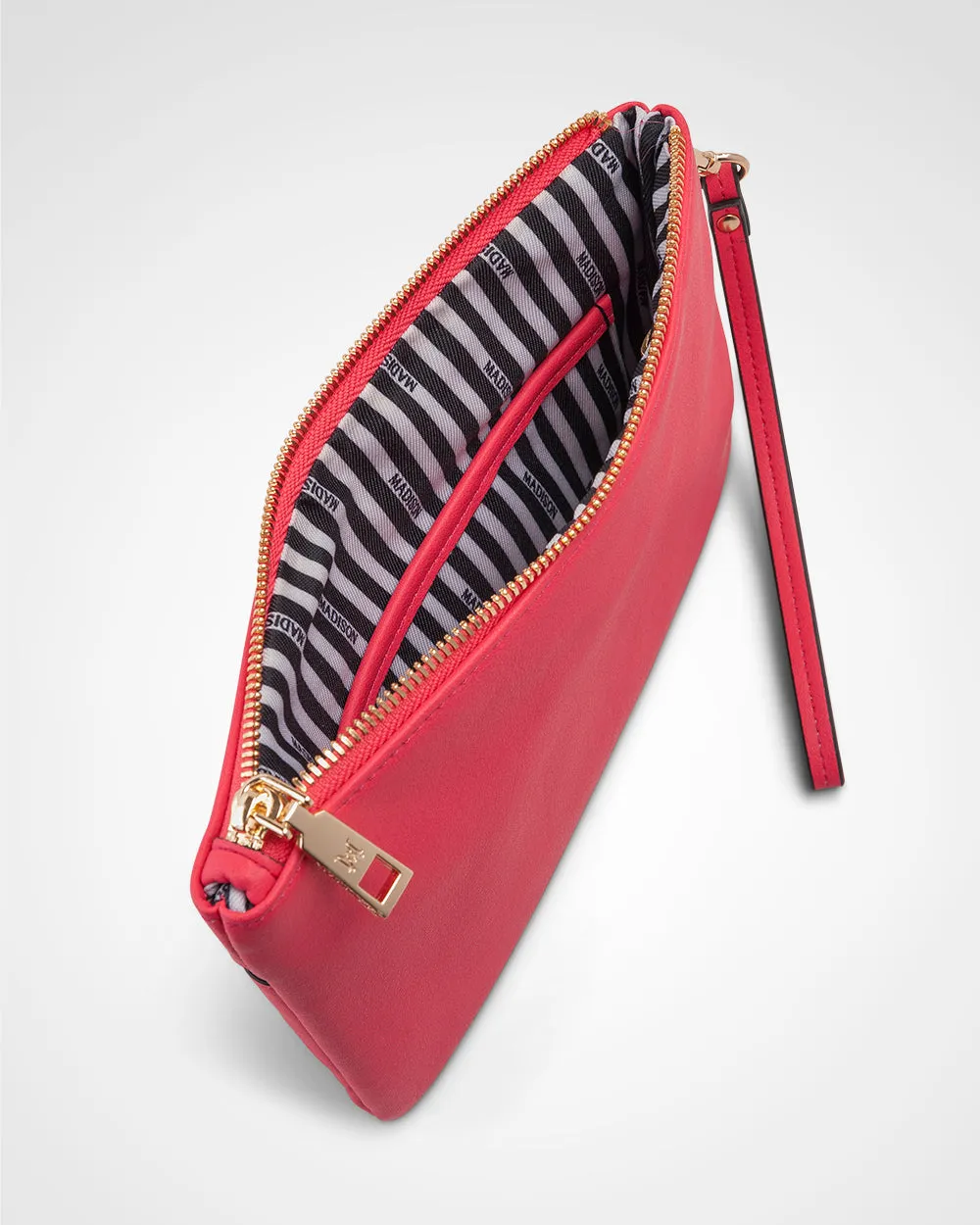 Eliza Large Zip Pouch with Wrist Strap