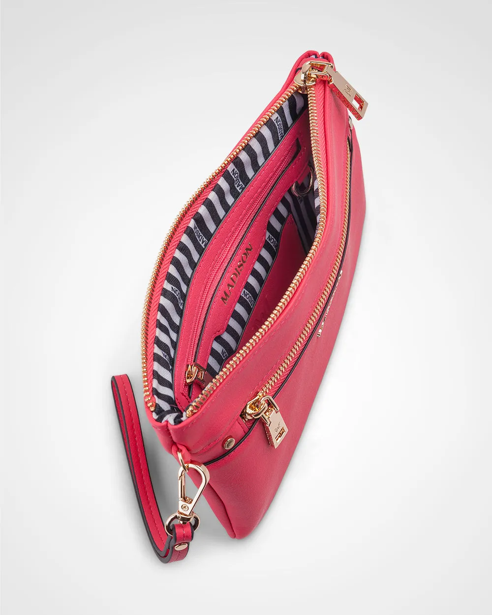 Eliza Large Zip Pouch with Wrist Strap