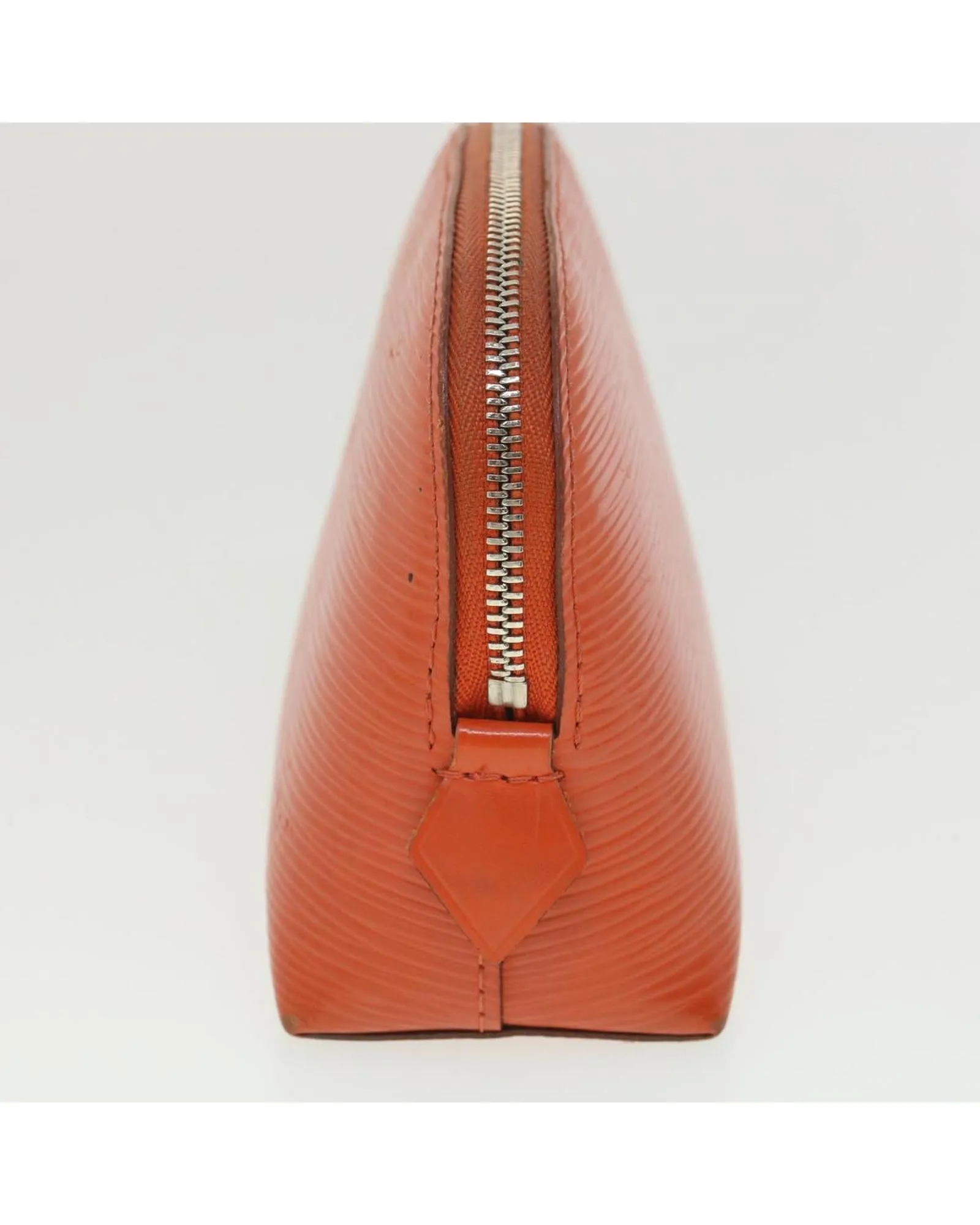 Epi Pochette Cosmetic Pouch Orange LV Authentic - M40642