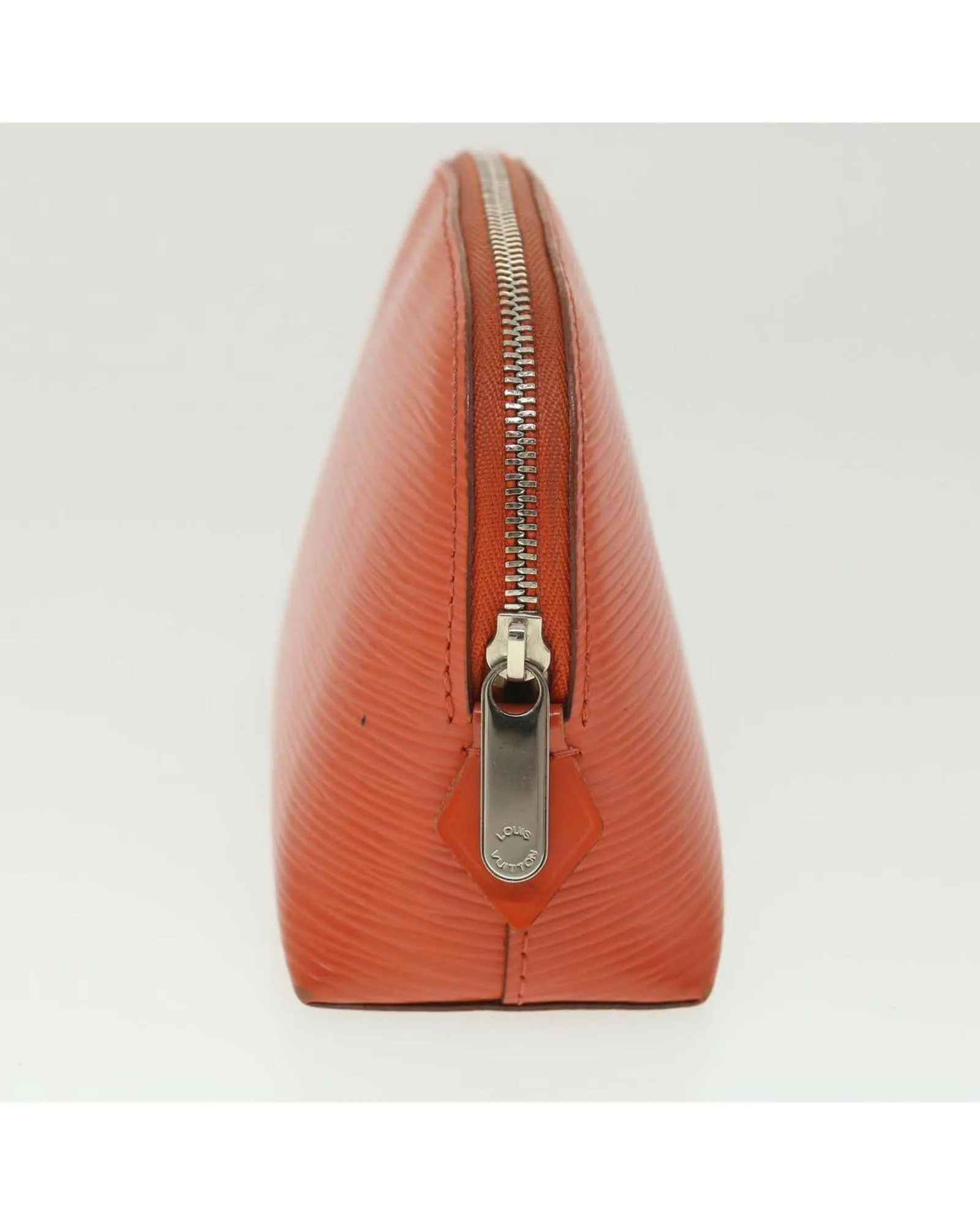 Epi Pochette Cosmetic Pouch Orange LV Authentic - M40642