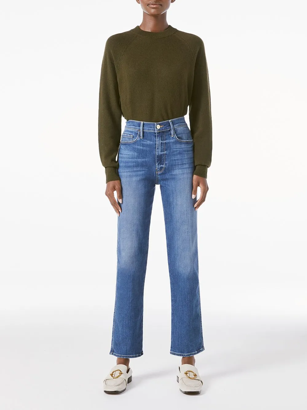 FRAME Le Sylvie Slender Straight in Stallion