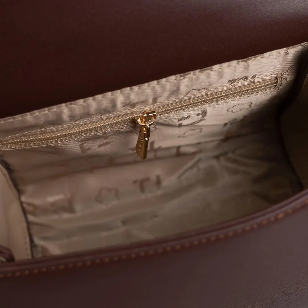 F.timber Narine Mini Handbag Dark Taupe
