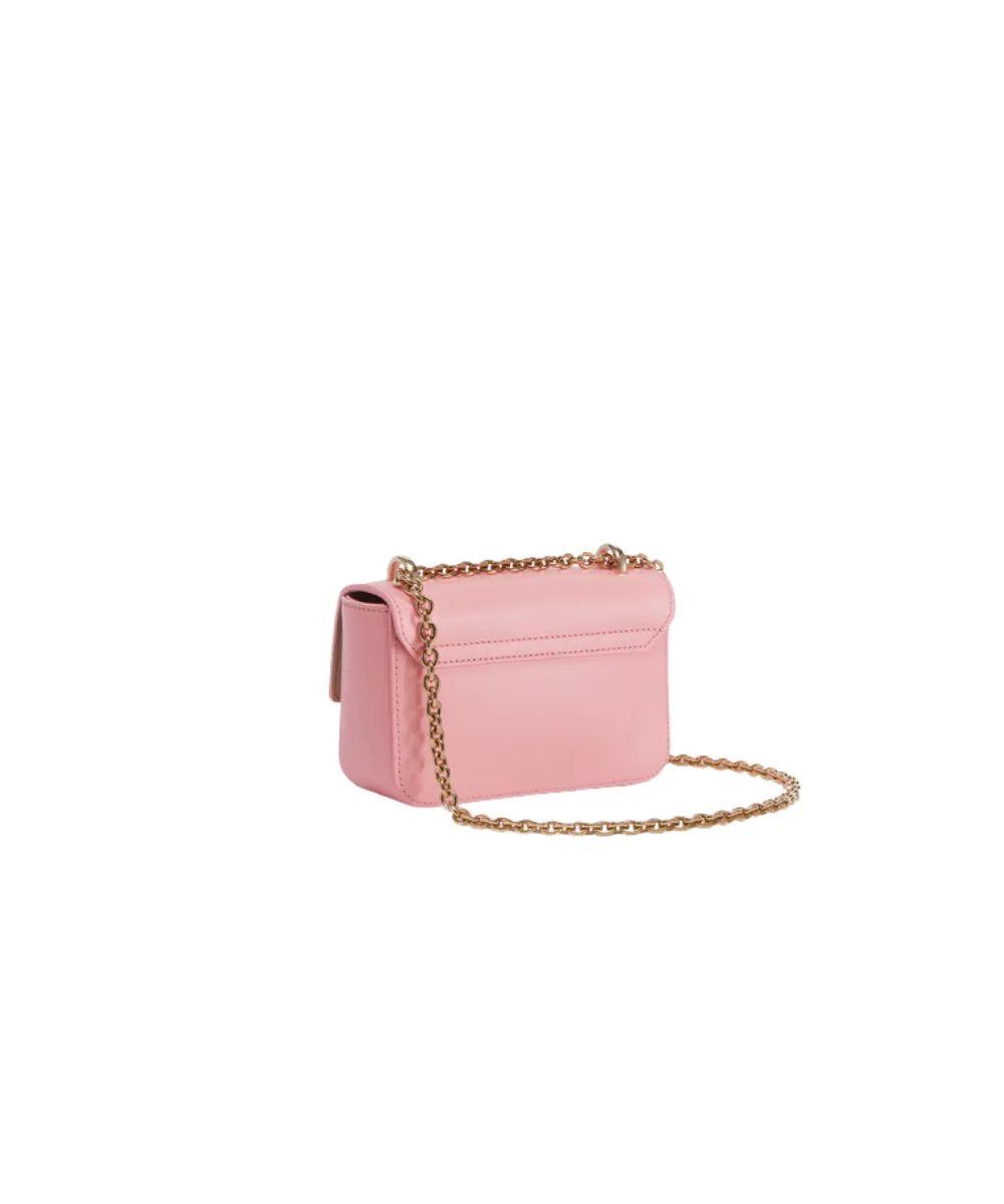 FURLA METROPOLIS MINI CROSSBODY BAG IN PINK